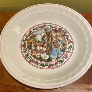 1989 Vintage Watkins „Country Kids“  Recipe Plate